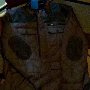 NWT Men’s Cole Haan Olive Green Puffer Coat. XXL